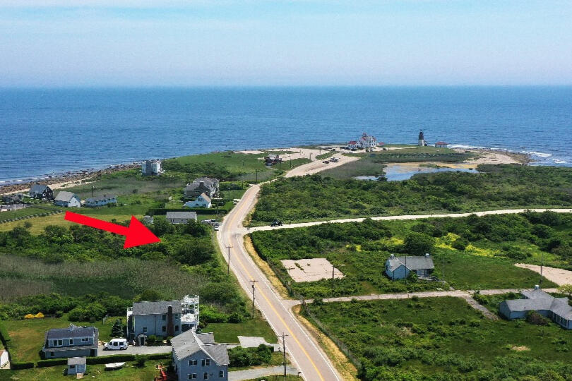 South view to lighthouse