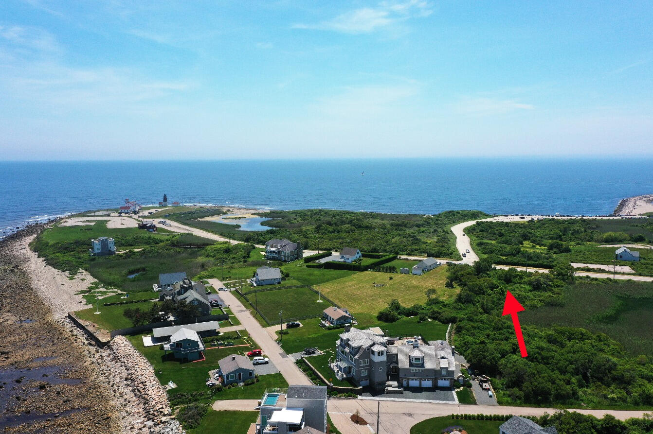 Southwest view to open ocean